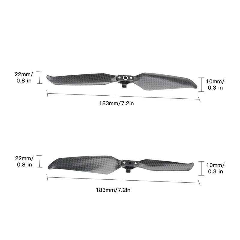 4pcs Propellers Carbon Fiber Blade Propellers For DJI Mavic Air 2S / Mavic Air 2 Drone Accessories