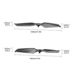 4pcs Propellers Carbon Fiber Blade Propellers For DJI Mavic Air 2S / Mavic Air 2 Drone Accessories