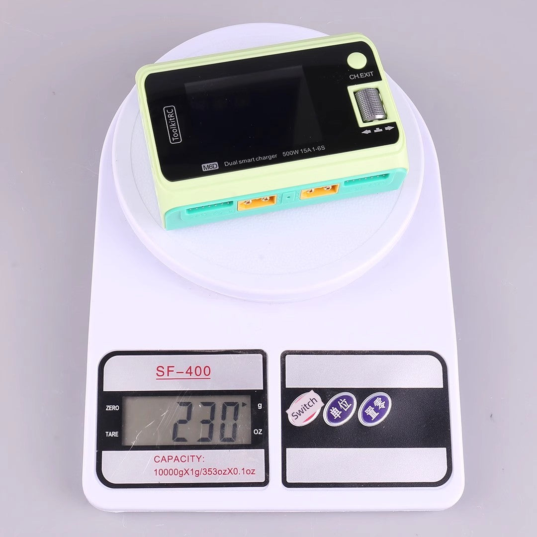 Toolkitrc Hawaii M6d Mojito Version Balance Charger 6S Lithium Battery Dual-Channel 500W Model Aircraft UAV