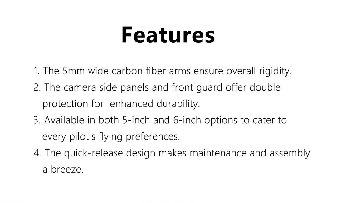 GEPRC Vapor X5/X6 FPV Freestyle Frame - 5mm Carbon