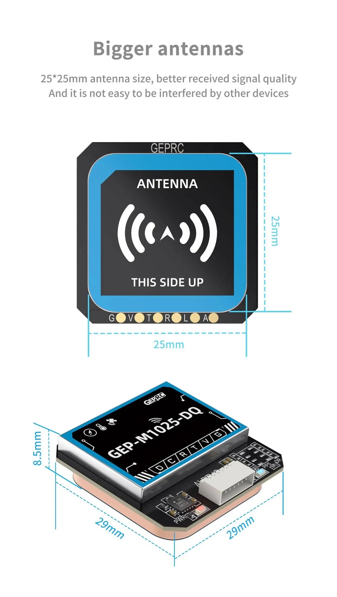 GEPRC GEP-M1025 Series GPS Module GEP-M1025 / GEP-M1025Q / GEP-M1025-DQ / GEP-M1025-MQ /GEP-M1025I /GEP-M1025-DI /GEP-M1025-MI - Thedroneflight