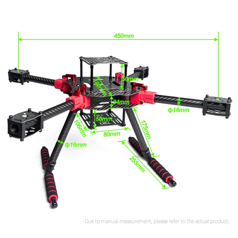 Flyroun Foldaway Quadcopter Frame Kit | 450mm & 500mm