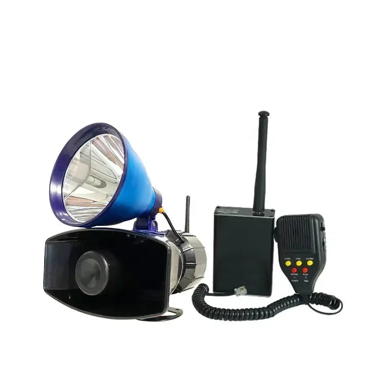 Foxtech M6 Wireless UAV Megaphone with LED Searchlight
