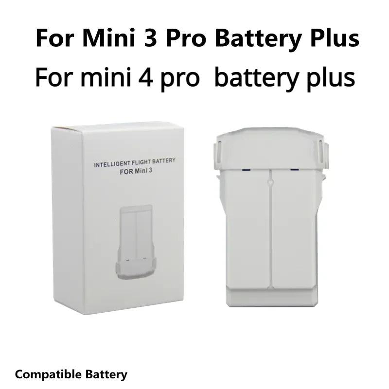 For dji Mini 4 Pro Battery Plus 5200mAh dron Intelligent Flight Accessories Vs mini 4 pro battery plus for over 6 min - Thedroneflight