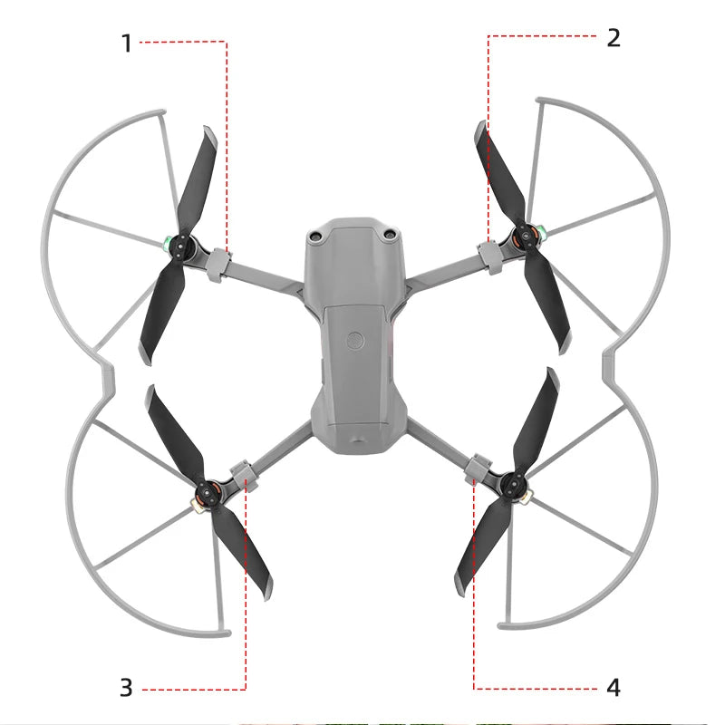 Propeller Guard for DJI Mavic Air 2/Air 2S , Quick Release Props Blade Wing Fan Cover for Air 2S Helice Protector Accessories