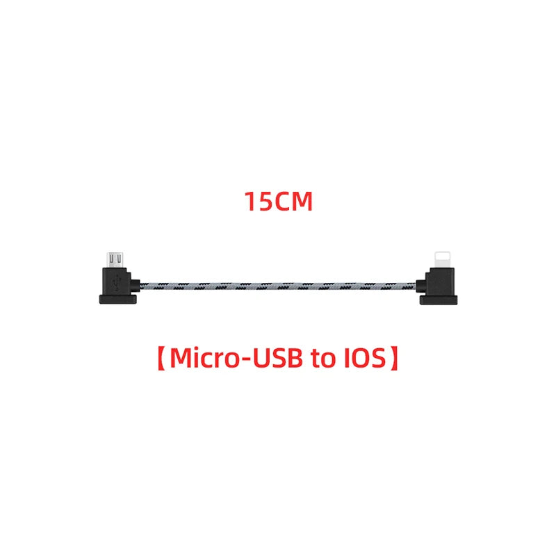 BRDRC OTG Cable - DJI Mavic/Mini Type-C/Micro-USB/iOS