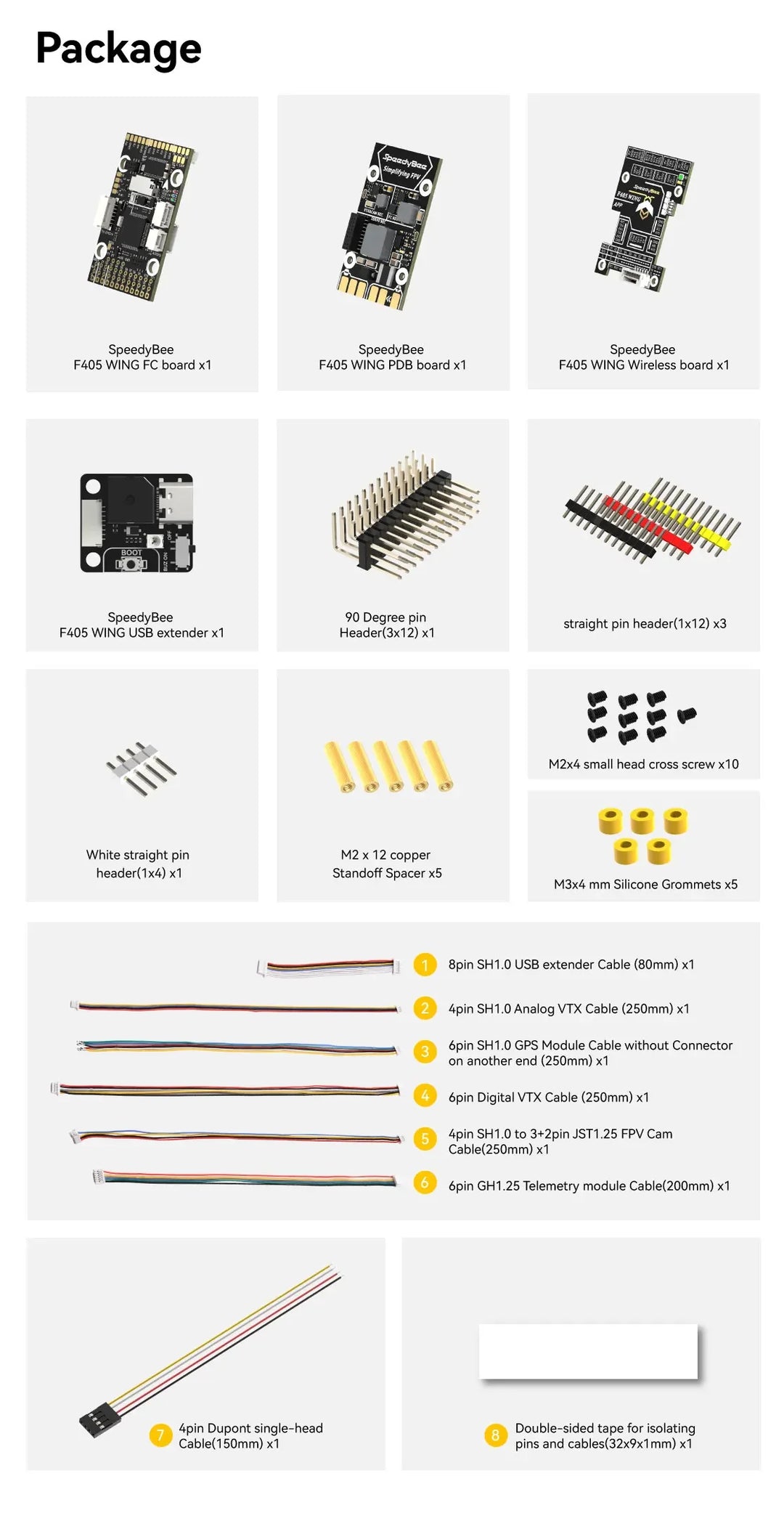 SpeedyBee F405 WING APP FC, Fixed Wing RC Plane Board, Reliable Flight Control, Compact & Easy to Configure