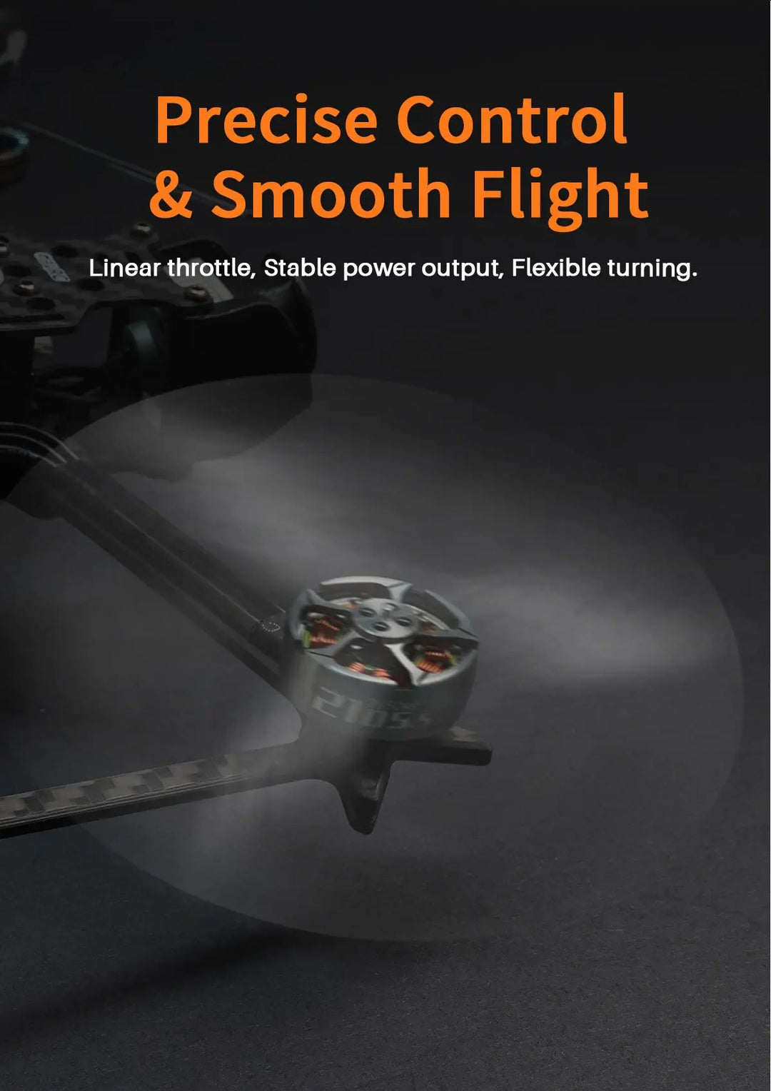 GEPRC SPEEDX2 2105.5 3450KV 2650KV 3-4S Motor 1.5mm Shaft - Thedroneflight