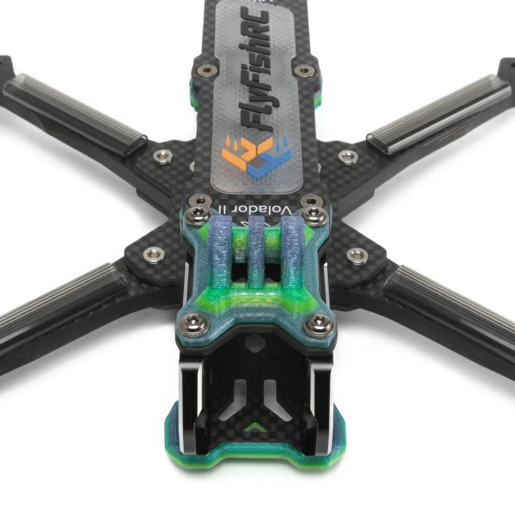 FlyFishRC II VX5 V2 5 inch T700 Volador FPV Freestyle Frame Kit compatible with DJI O3 Air Unit for FPV Racing Drone - Thedroneflight