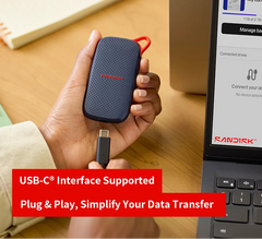 SanDisk E31 Portable SSD | 500GB, 1TB & 2TB USB-C Storage