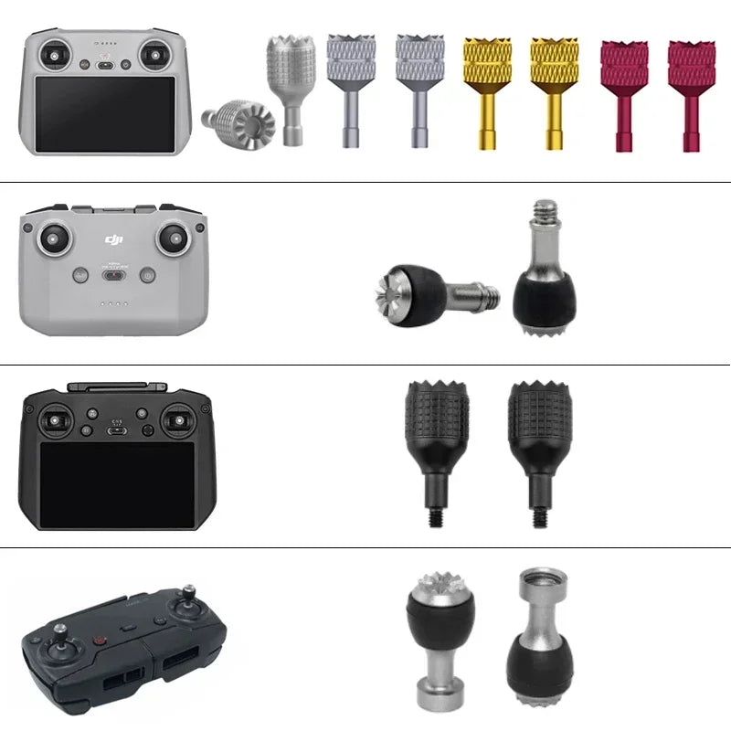 Joystick for DJI Mavic 3 Pro/Mini 4 Pro/Mini 3 Pro/Air 2S/3/Mini 2 RC 2/RC/ RC-N3 Remote Controller Thumb Rocker Drone Accessory - Thedroneflight