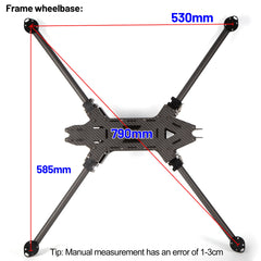 Aoft Foldaway Carbon Fiber FPV Frame Kit | 15 & 17 Inch