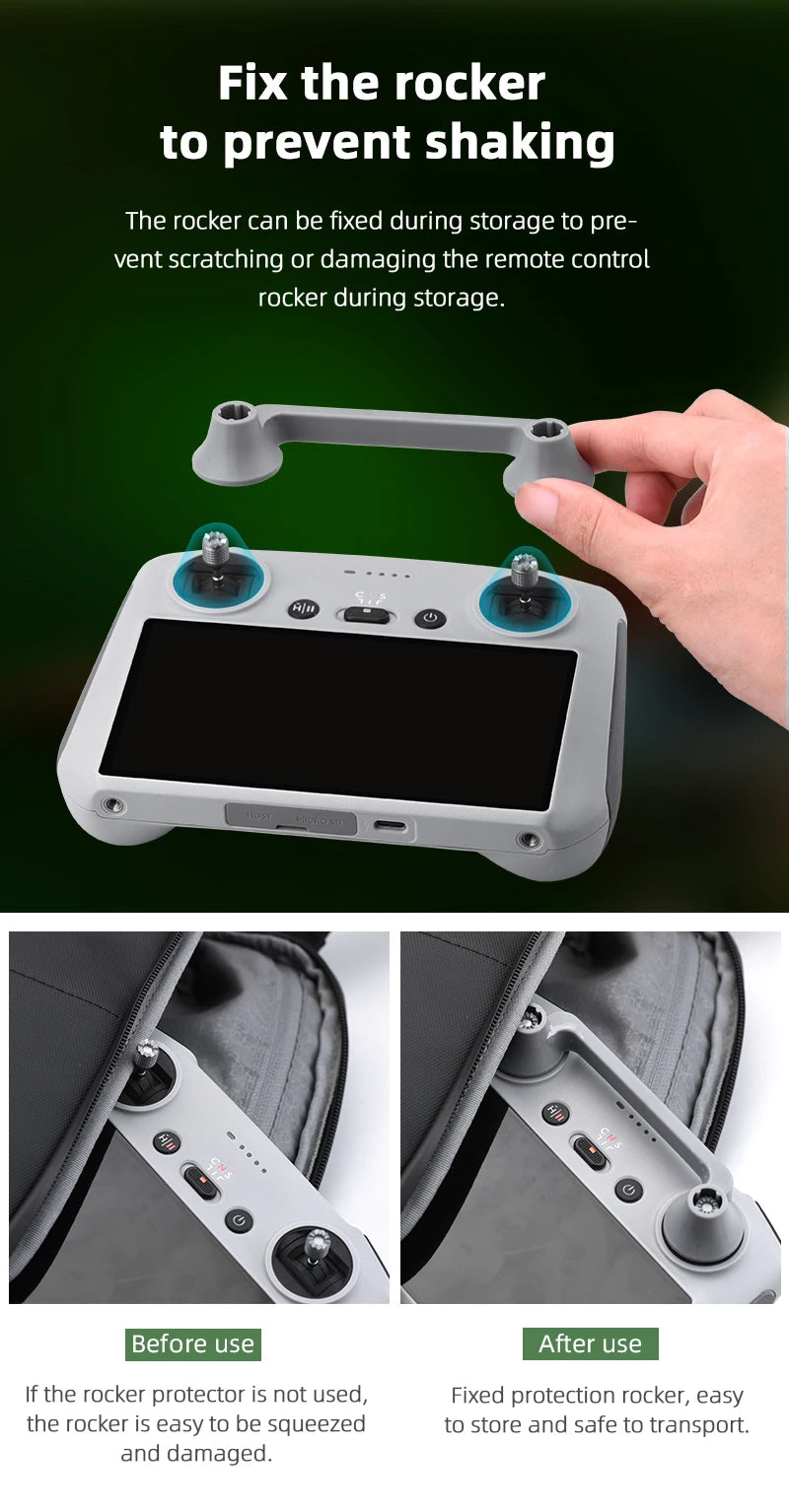 Rocker Joystick Protector for DJI AIR 3/Mini 3 Pro/MINI 4 Pro Remote Controller Thumb Rocker Cap Stick Cover Drone RC Accessorry - Thedroneflight