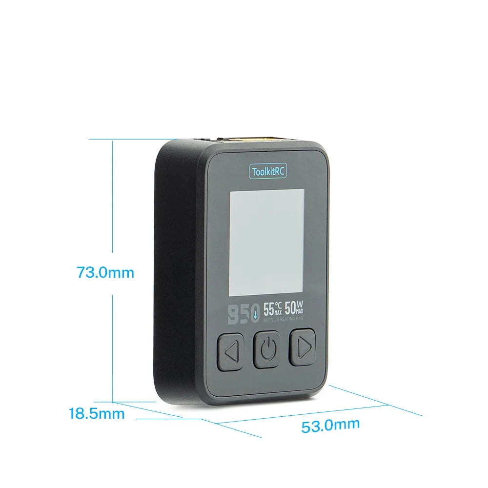 ToolkitRC B50 Battery Warming Bag | 50W Heat & 20W USB-C