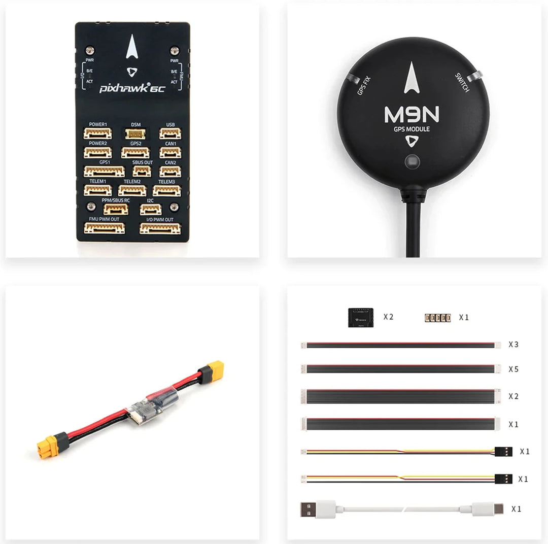 Holybro Pixhawk 6C Flight Controller — PX4/ArduPilot, Metal Shell, M10/M9N GPS Options - TheDroneFlight