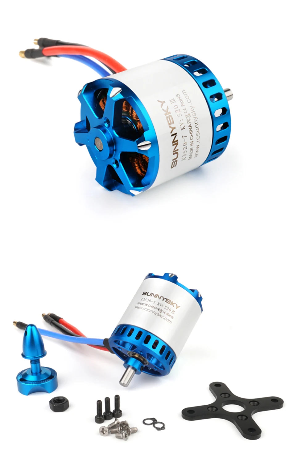 SUNNYSKY X3520-III X3530-III 560KV 780KV 445KV Brushless Motor with Box for RC Quadcopter Airplanes Fixed Wing Plane O - Thedroneflight