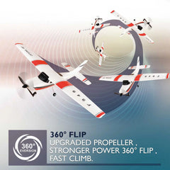 【C0】WLtoys 2.4G F949 LCD Version RC Airplane Cessna 182 3D6G 3Ch Fixed Wing Plane Outdoor Drone RTF With Gyroscope And Night - Thedroneflight