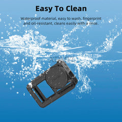 DJI Action 5 Pro/4/3 Silicone Case - Lens Cap Lanyard Protector