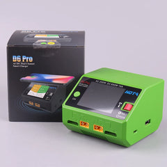 HOTA D6 Pro Dual-Channel Smart Charger — AC 200W / DC 650W, 15A×2, 1–6S LiPo/LiHV/LiFe, App Control, Wireless Charging