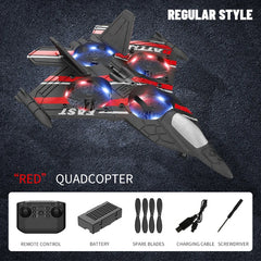 RC Aircraft with Camera Obstacle Avoidance Fighter 2.4G Airplane EPP Foam Plane Remote Control Helicopter Toys For Children Gift - Thedroneflight