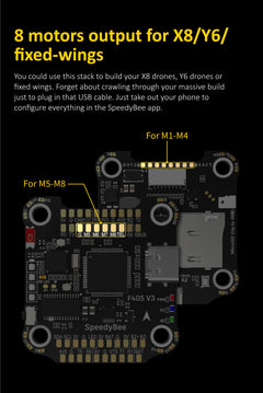 Speedybee F405 V3 50A Stack Fc Ecs Bmi270 30X30 Flight Controller Bls 4-In-1 Esc 3-6S Lipo For Rc Fpv Drone Runcam - Thedroneflight
