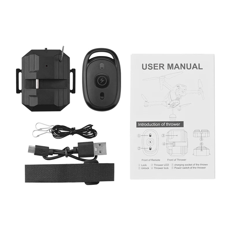 Airdrop System for DJI Mavic 3/2 Zoom AIR 2 Mini 3/Mini 4 Pro Drone Fishing Bait Wedding Ring Gift Deliver Life Rescue Thrower - Thedroneflight