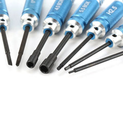 YSIDO 7Pcs 1.5 2.0 2.5mm Hex Screwdriver Tools Nut Wrench Kit for Wltoys Traxxas Axial RC Helicopter Car Aircraft FPV Drone