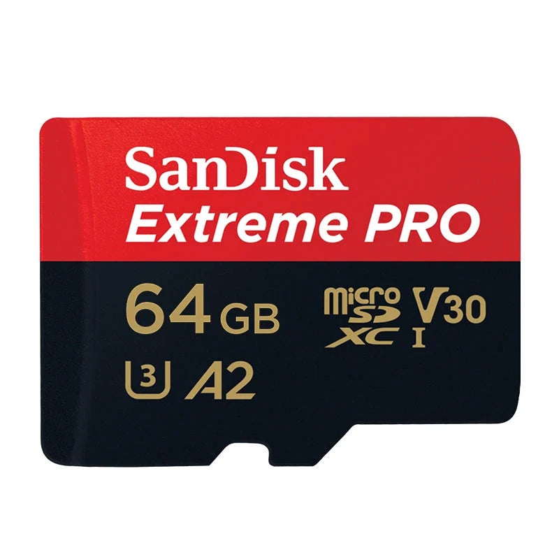 SanDisk Extreme Pro microSD Card | U3, V30, A2, 4K | 128GB–1TB