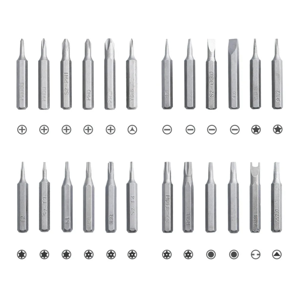 Drone Repair Parts 24 in 1 Screwdriver Set Repair Tool Kit for DJI Avata/Mavic 3 Air 2/2S/Pro/Mini 2 /3 /4 Phantom 4/ 3 Drones - Thedroneflight