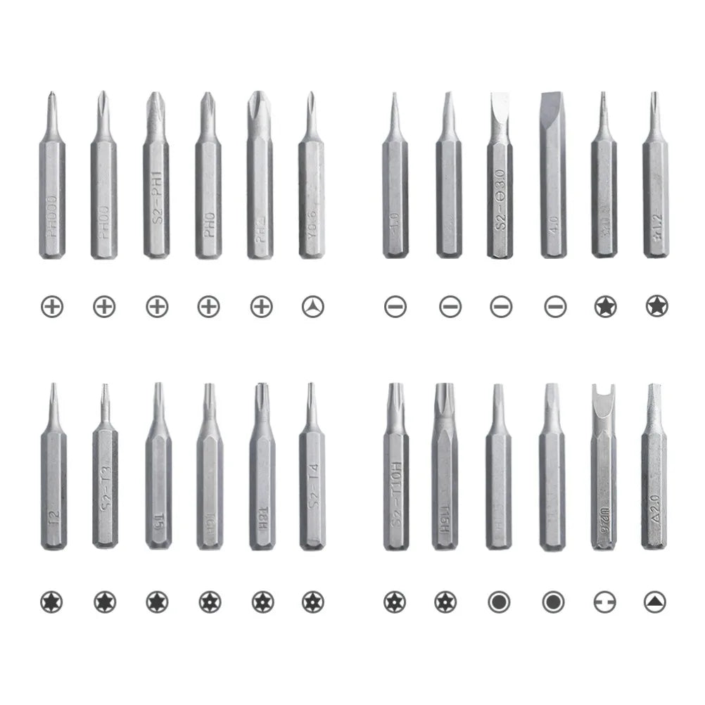 Drone Repair Parts 24 in 1 Screwdriver Set Repair Tool Kit for DJI Avata/Mavic 3 Air 2/2S/Pro/Mini 2 /3 /4 Phantom 4/ 3 Drones - Thedroneflight