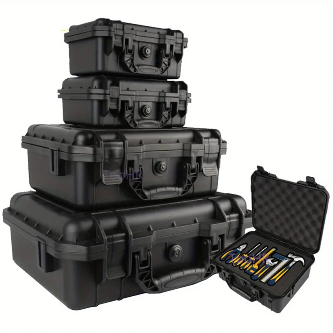 FNICEL Waterproof Hard Carry Case with Pre-Cut Sponge — Drone, FPV, Camera & Equipment Protection