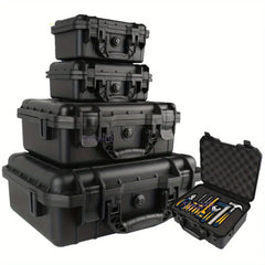 FNICEL Waterproof Hard Carry Case with Pre-Cut Sponge — Drone, FPV, Camera & Equipment Protection