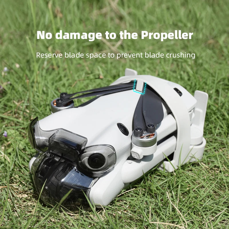 BRDRC Landing Gear for DJI Mini 4 Pro Drone Lightweight Foldable Extended Leg Protector Soft Fit for Mini 4 Pro Accessories - Thedroneflight