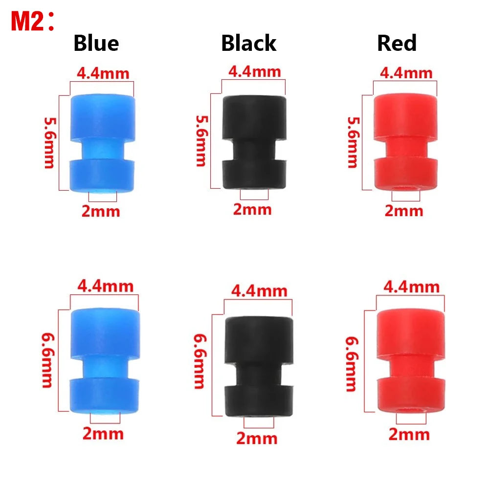 9IMOD 10pcs M2/M3 RC Rubber Shock Absorber Balls for F3 F4 F7 Flight Controller FPV Quadcopter Anti Vibration Soft Mount Ball