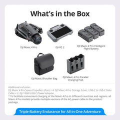 DJI Mavic 4 Pro Fly More Combo with RC 2 | 100MP Camera