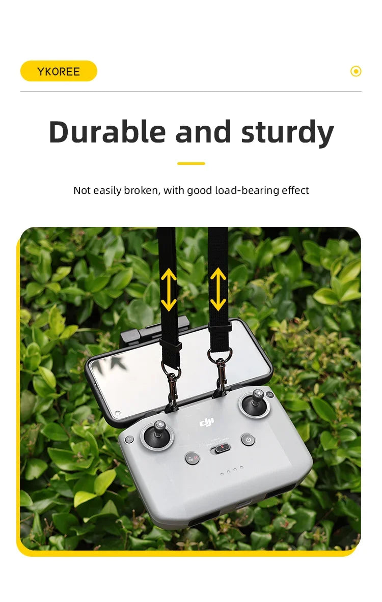 PU Lanyard for DJI MINI 2/MINI 3 PRO /4 PRO/Air 3 2/Mavic 3/Mini 4K RC-N1/N2 Remote Control Hook Neck Strap Drone Accessories - Thedroneflight