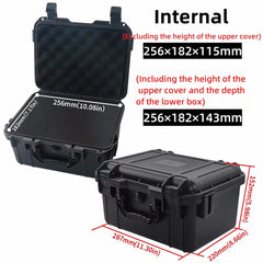 FNICEL Waterproof Hard Carry Case with Pre-Cut Sponge — Drone, FPV, Camera & Equipment Protection
