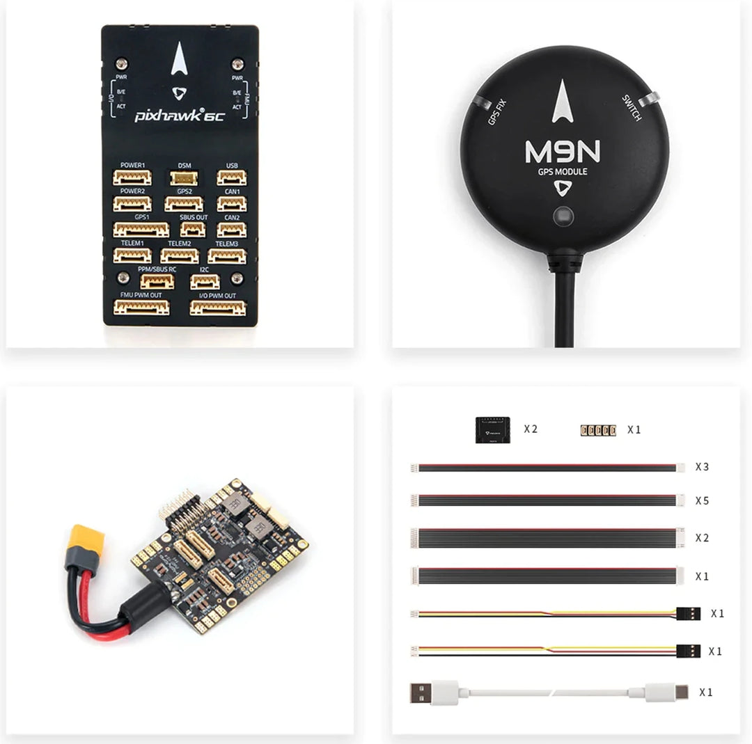Holybro Pixhawk 6C Flight Controller — PX4/ArduPilot, Metal Shell, M10/M9N GPS Options - TheDroneFlight