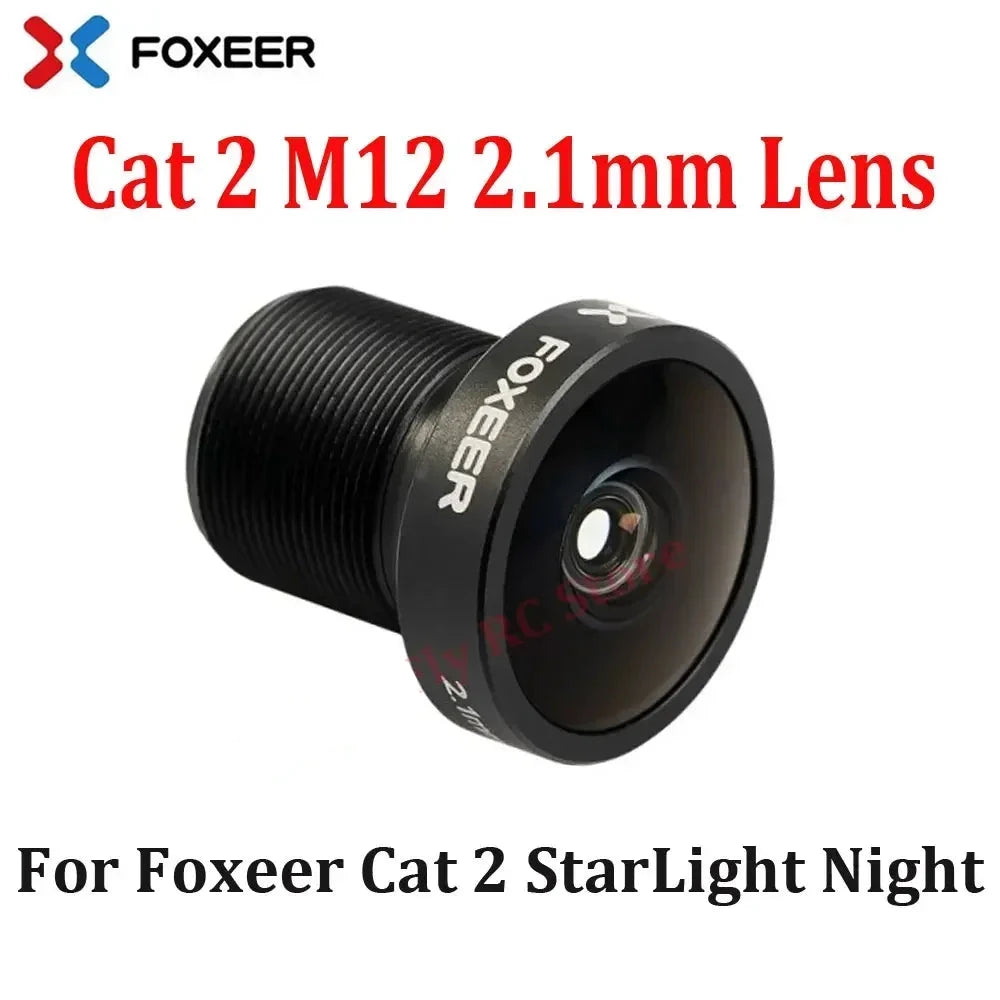 Original Foxeer Replacement Camera lens 1.7mm M8 Lens/5MP 1.8/2.1/2.5mm M12 Wide Angle Lens for Arrow/Predator/Falkor Camera