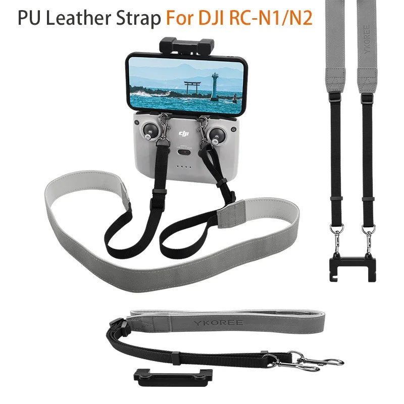 PU Lanyard for DJI MINI 2/MINI 3 PRO /4 PRO/Air 3 2/Mavic 3/Mini 4K RC-N1/N2 Remote Control Hook Neck Strap Drone Accessories - Thedroneflight