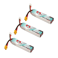 Gaoneng GNB 550mAh 2S 7.4V 90C Slender LiPo Battery XT30 — 1-6 Pack for Micro FPV