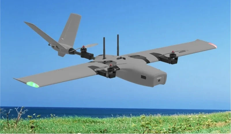 Argus 1200mm ROC Wing VTOL Fixed-Wing UAV — ArgusFPV H7 FC, GPS, 40–60km Range, PNP - TheDroneFlight
