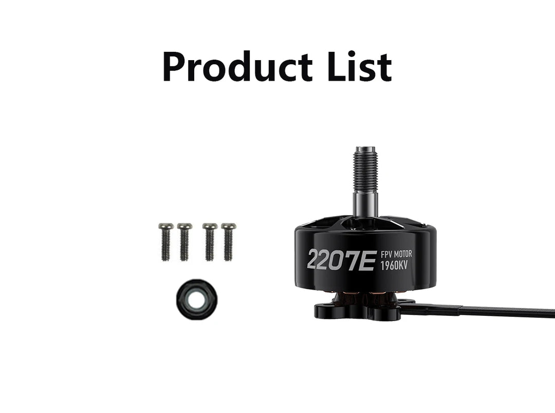 GEPRC SPEEDX2 2207E Motor High Power High Heat Dissipation Compatible ESC 50A Suitable for 4-5inch FPV Quads Racing Multicopter