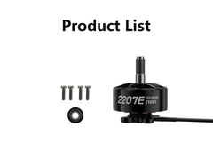 GEPRC SPEEDX2 2207E Motor High Power High Heat Dissipation Compatible ESC 50A Suitable for 4-5inch FPV Quads Racing Multicopter