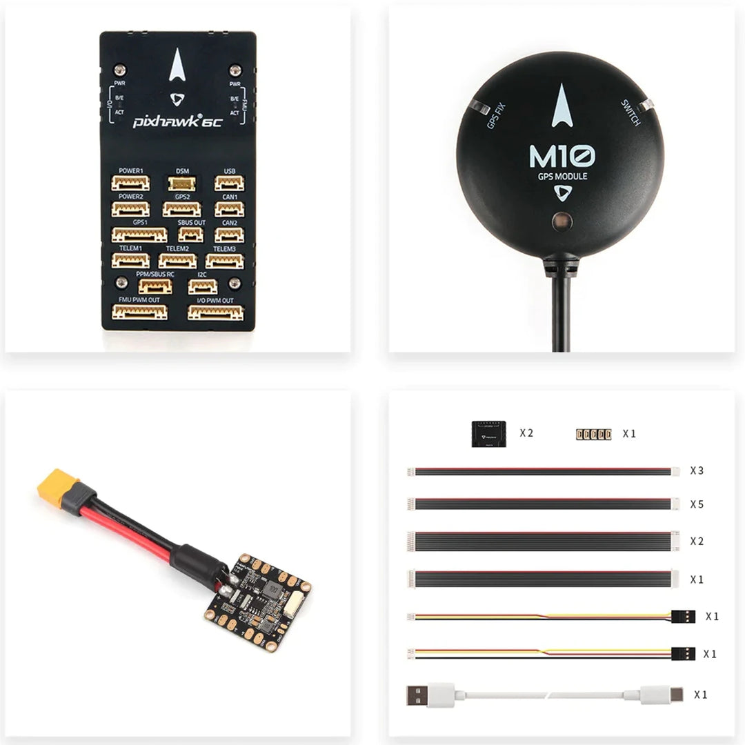 Holybro Pixhawk 6C Flight Controller — PX4/ArduPilot, Metal Shell, M10/M9N GPS Options - TheDroneFlight