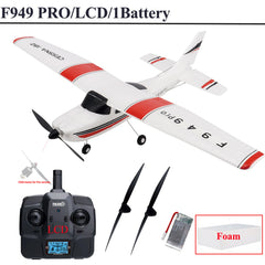 【C0】WLtoys 2.4G F949 LCD Version RC Airplane Cessna 182 3D6G 3Ch Fixed Wing Plane Outdoor Drone RTF With Gyroscope And Night - Thedroneflight