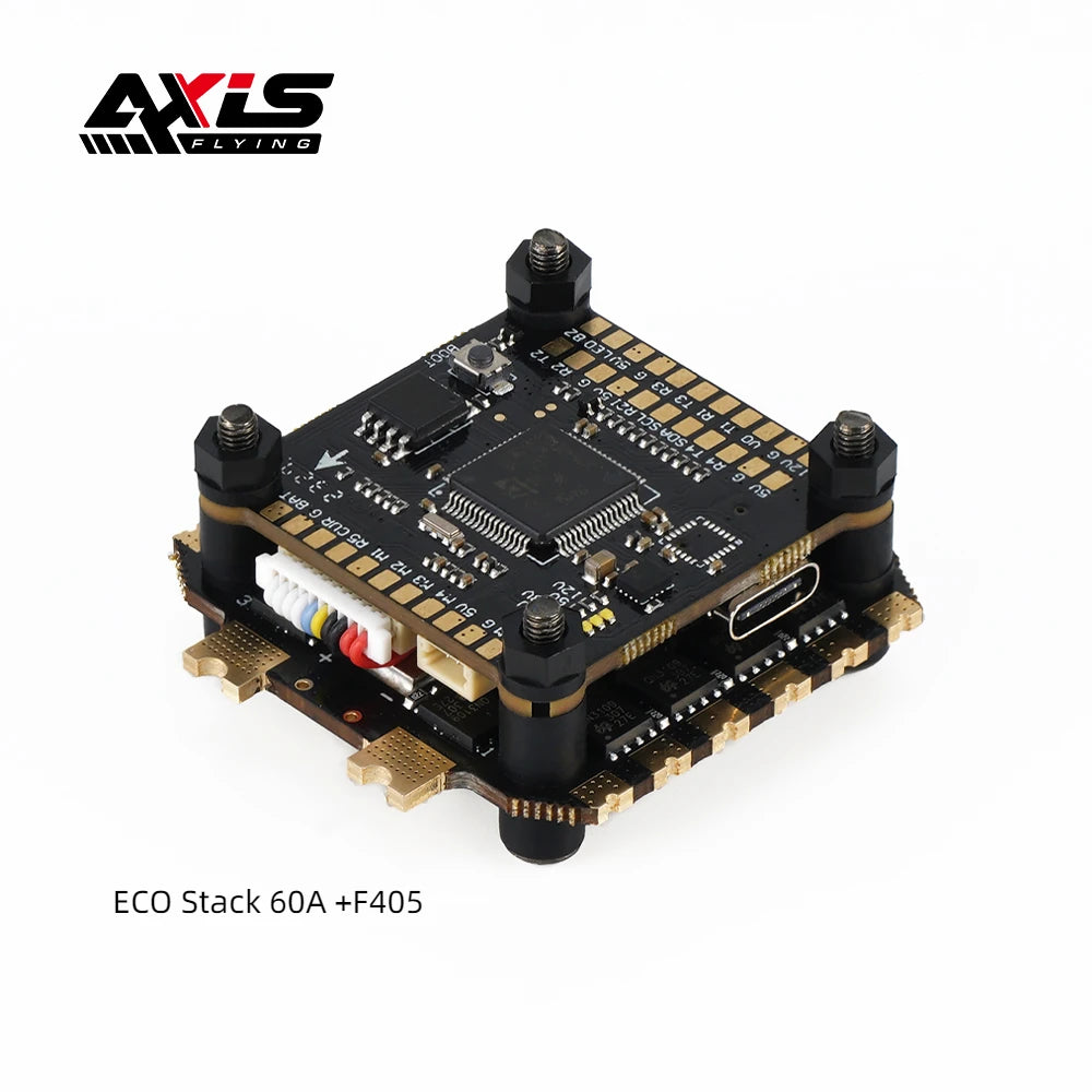 AxisFlying Argus ECO STACK 60A ESC +F405 Flight Controller 6S for FPV Freestyle Drones DIY Parts - Thedroneflight