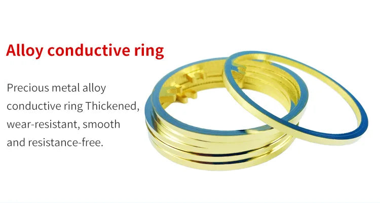 Rotating conductive slip ring inner diameter 25.4 hollow circuit slip ring circuit conductive ring