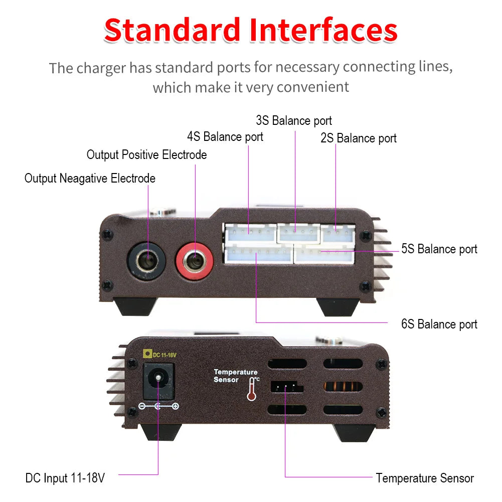 B6 V3 RC Balance Charger | 80W 6A & Power Adapter Options