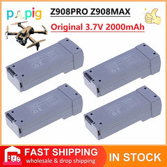 Original Z908 Pro MAX Battery for Z908 PRO MAX RC Plane 3.7V 2000MAh Oringal Z908 MAX Gray Battery Quadcopter Helicopter Parts - Thedroneflight